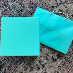Tiffany & Co Empty Large Box and Shopping Bag